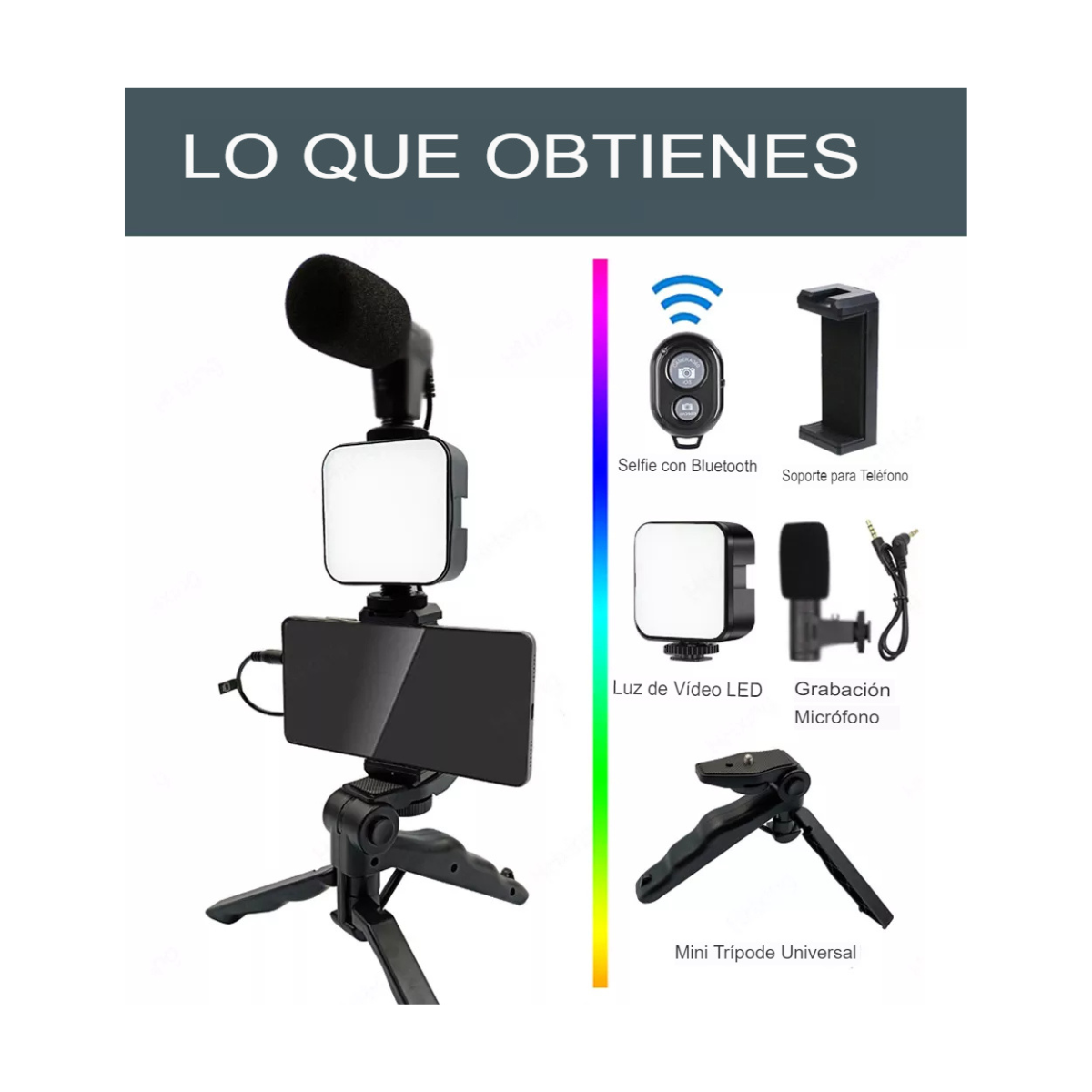 Kit de trípode para Grabación profesional